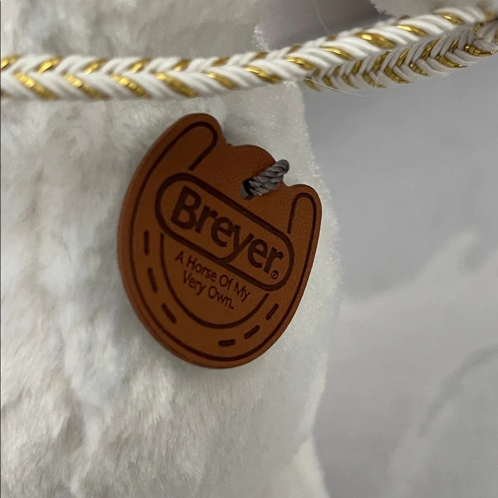 Breyer White Plush Unicorn with Silver color  Horn. - Picture 8 of 10